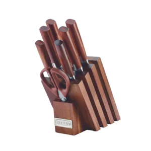 Premium Knife Set with Wooden Block (8pcs)