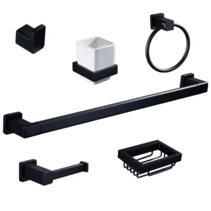 Luxury Bathroom Accessories Set (6pcs)