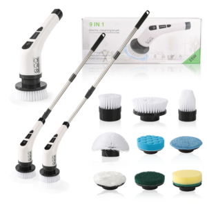 Cordless Electric Cleaning Brush Set